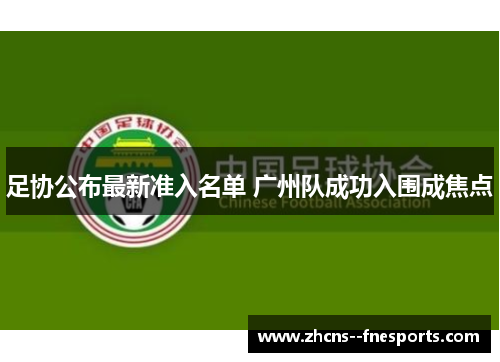 足协公布最新准入名单 广州队成功入围成焦点 足协公布最新准入名单 广州队成功入围成焦点